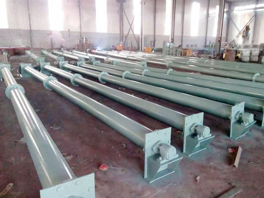 倾角管式螺旋输送机整体结构