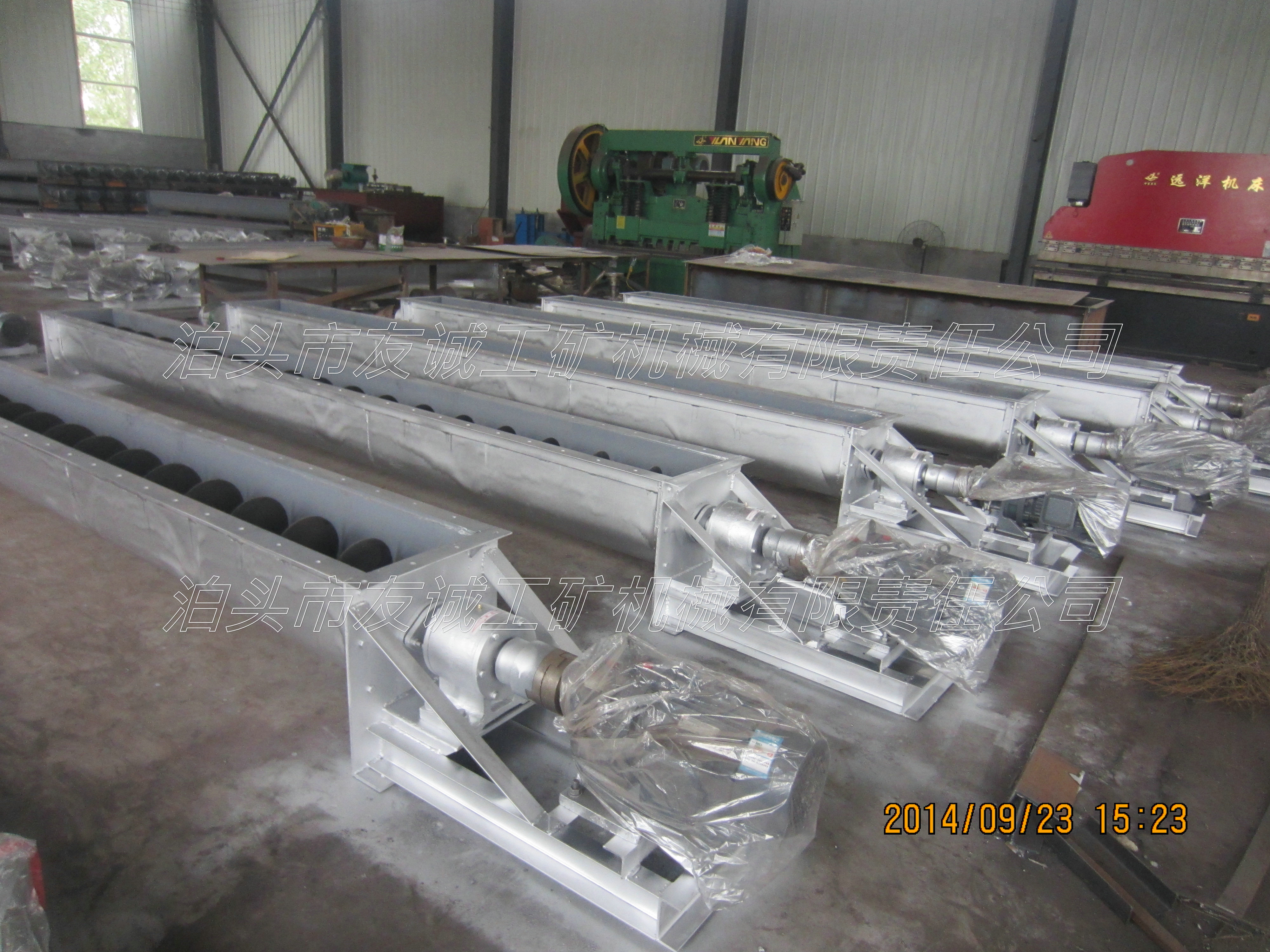 螺旋输送机的组装程序很重要