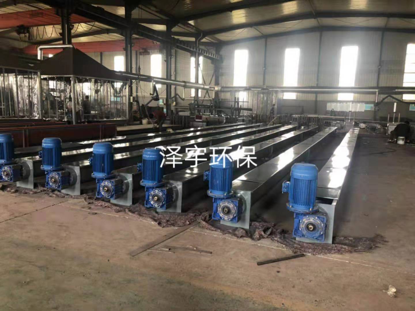 泽宇环保生产的螺旋输送机适用于输送各种物料