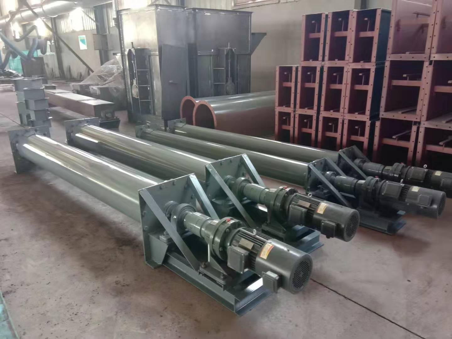 管式螺旋输送机稳固安装