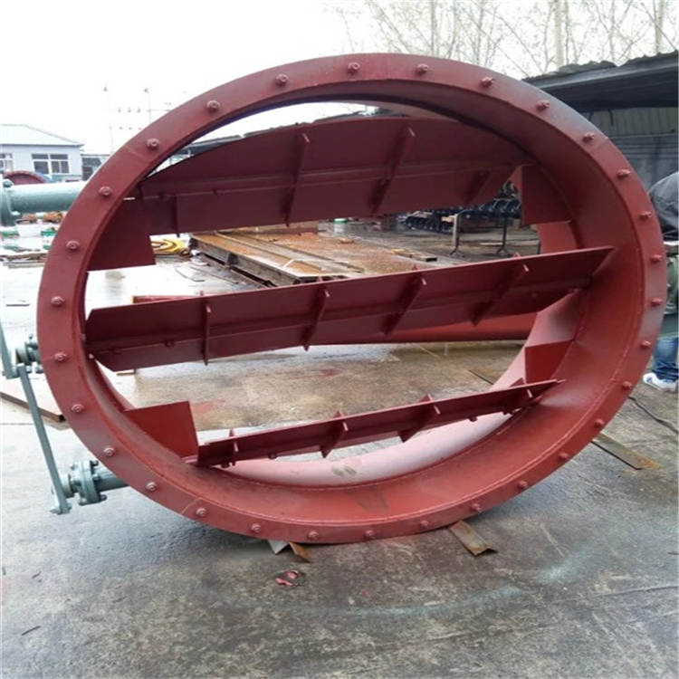 通风蝶阀的连接方式及结构