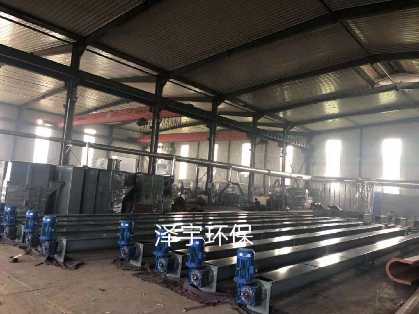 泽宇环保生产的螺旋输送机适用于输送各种物料