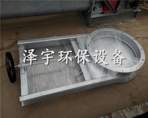 圆口手动不锈钢插板阀